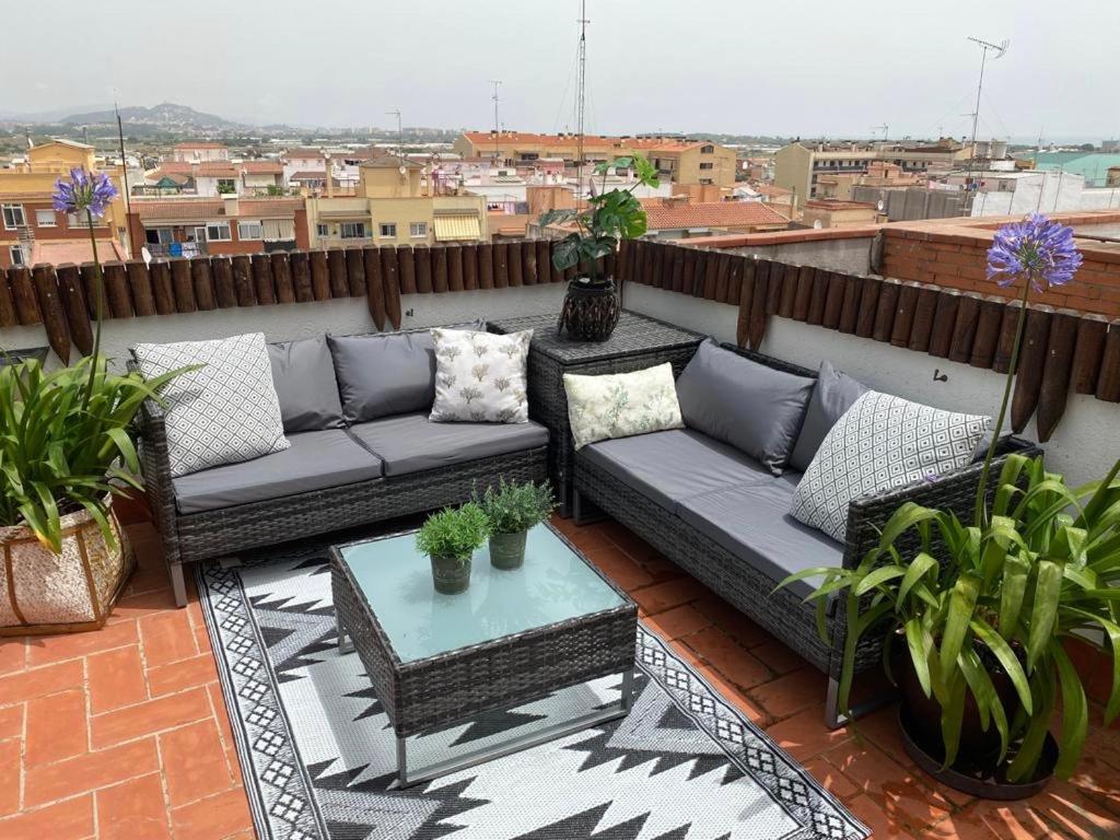 Apartamento Con Terraza Y Piscina En Malgrat De Mar Eksteriør bilde